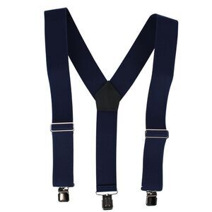 Welch Men's 2 Inch Elastic Y-Back Clip End Suspenders